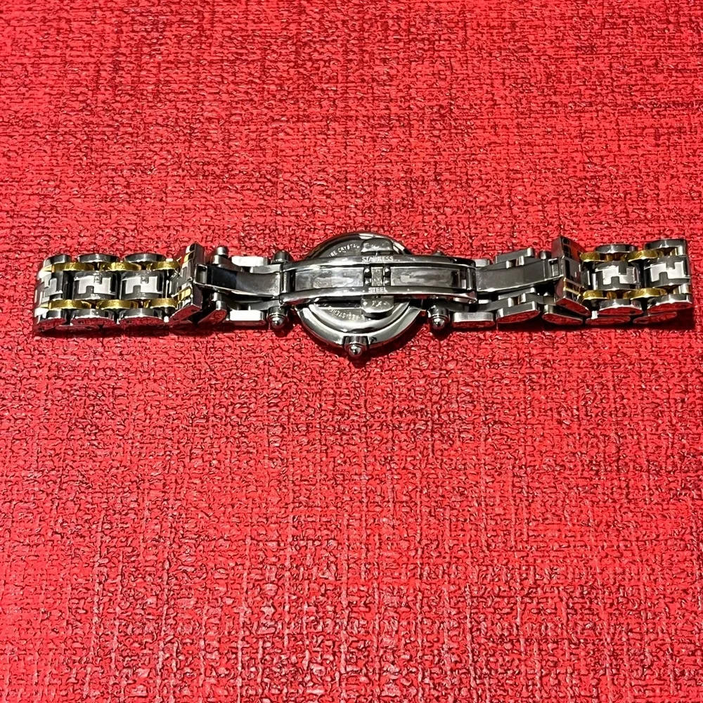 FENDI PRE-LOVED AUTHENTIC ‘ZUCCA’ 18K YELLOW GOLD-PLATED LUXURIOUS WATCH